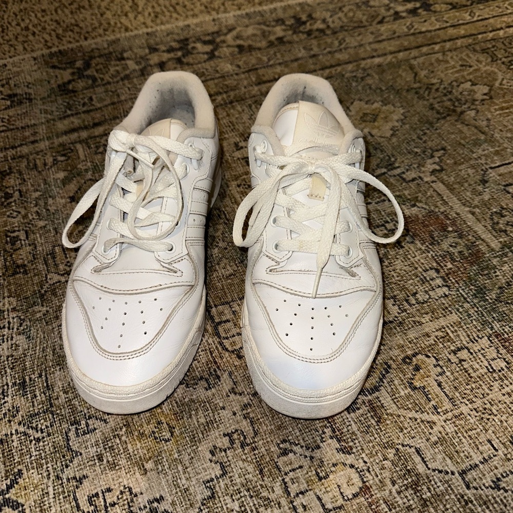 Adidas White Athletic Shoes